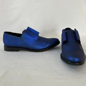EUC Miista Electric Blue Fiona Loafer, Size 7.5 US | 38 EU